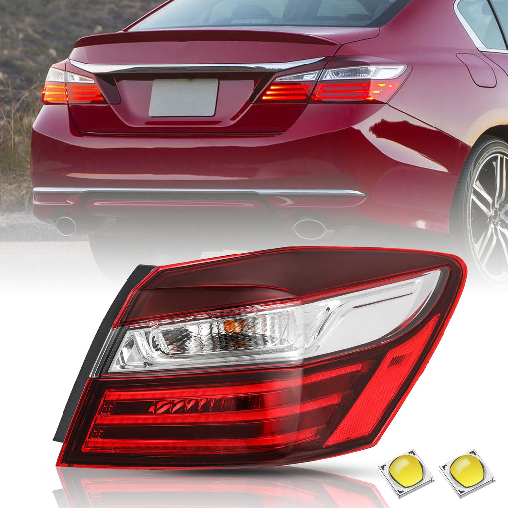 For 2016-2017 Honda Accord Rear Outer Passenger Side Tail Light Brake Lamp