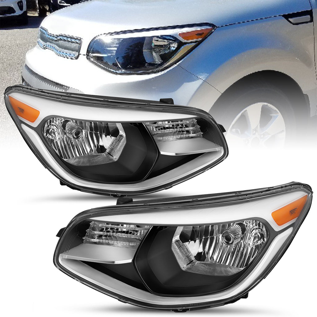 For 2014 2015 2016 2017 2018 2019 Kia Soul Halogen Headlight
