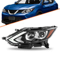 Left Headlamp For 2017-2019 Nissan Rogue Sport Halogen Driver Headlight Assembly