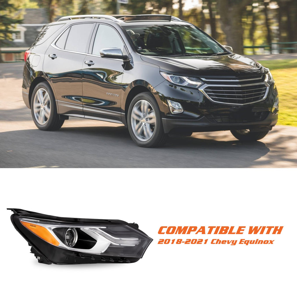 For 2018-2020 Chevy Equinox Factory Halogen LED DRL Passenger Side Headlight