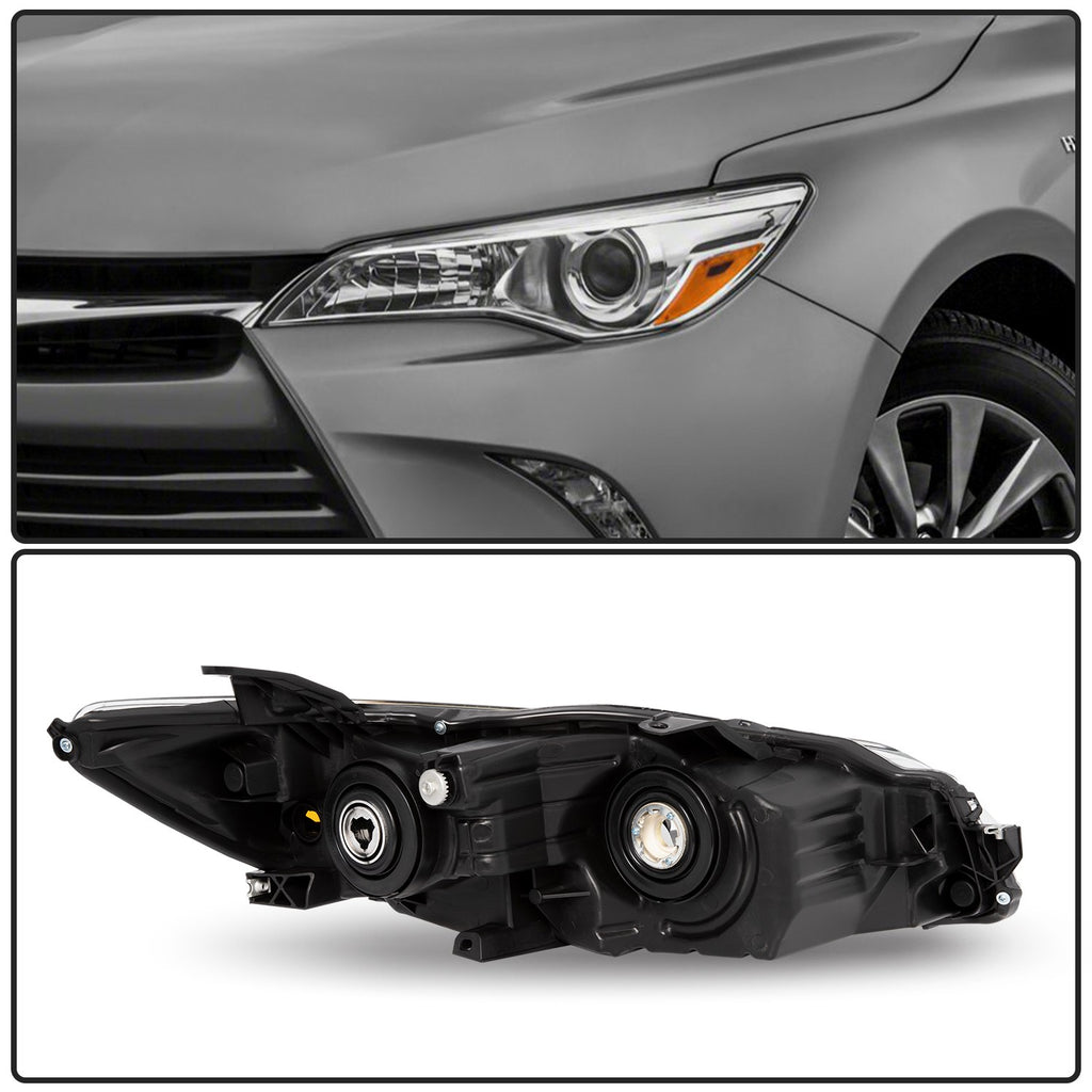Headlights Headlamp For 2015 2016 2017 Toyota Camry LE SE XLE XSE Projector Pair