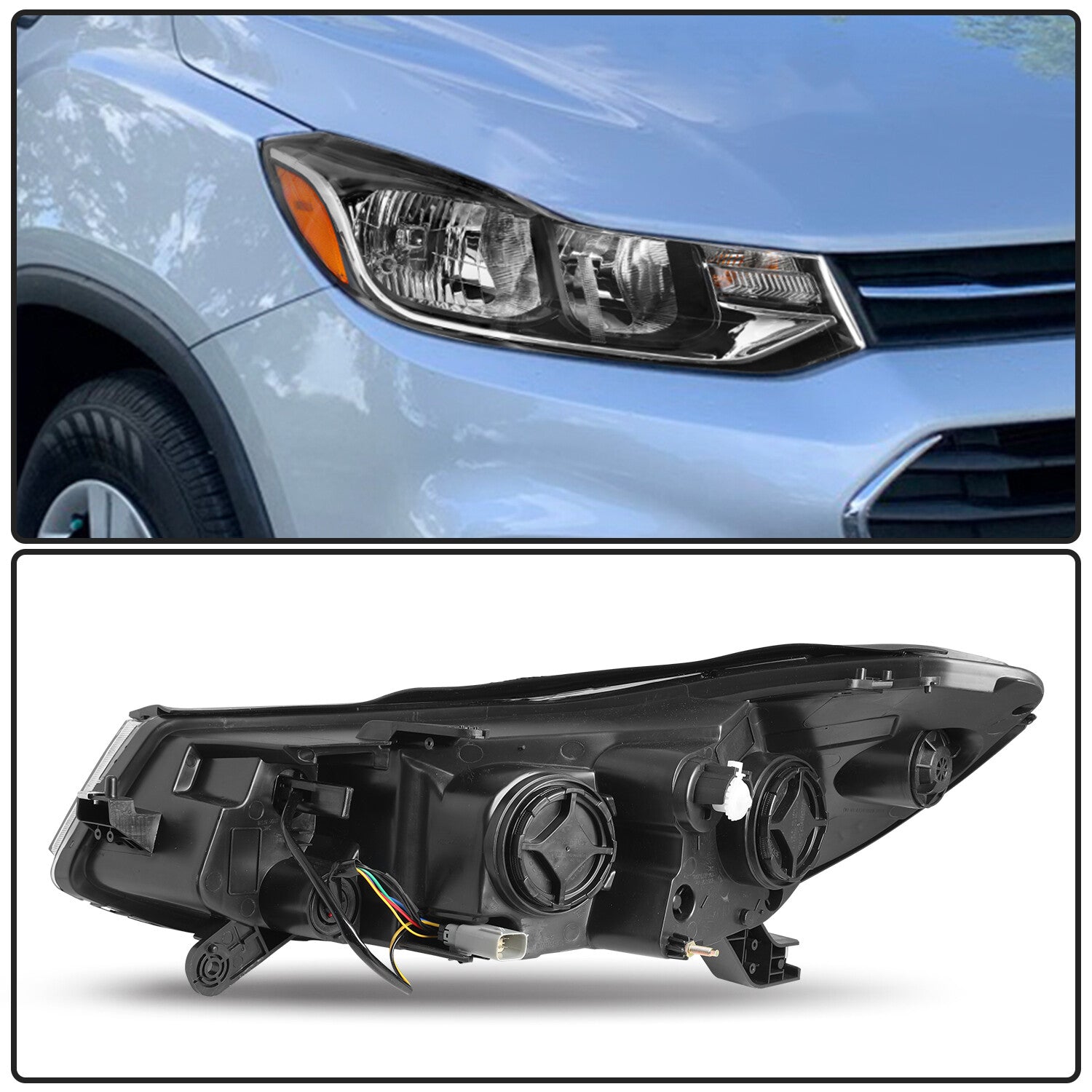 Factory Headlights For 2017-2022 Chevrolet Trax Halogen Headlamp Assembly Sets