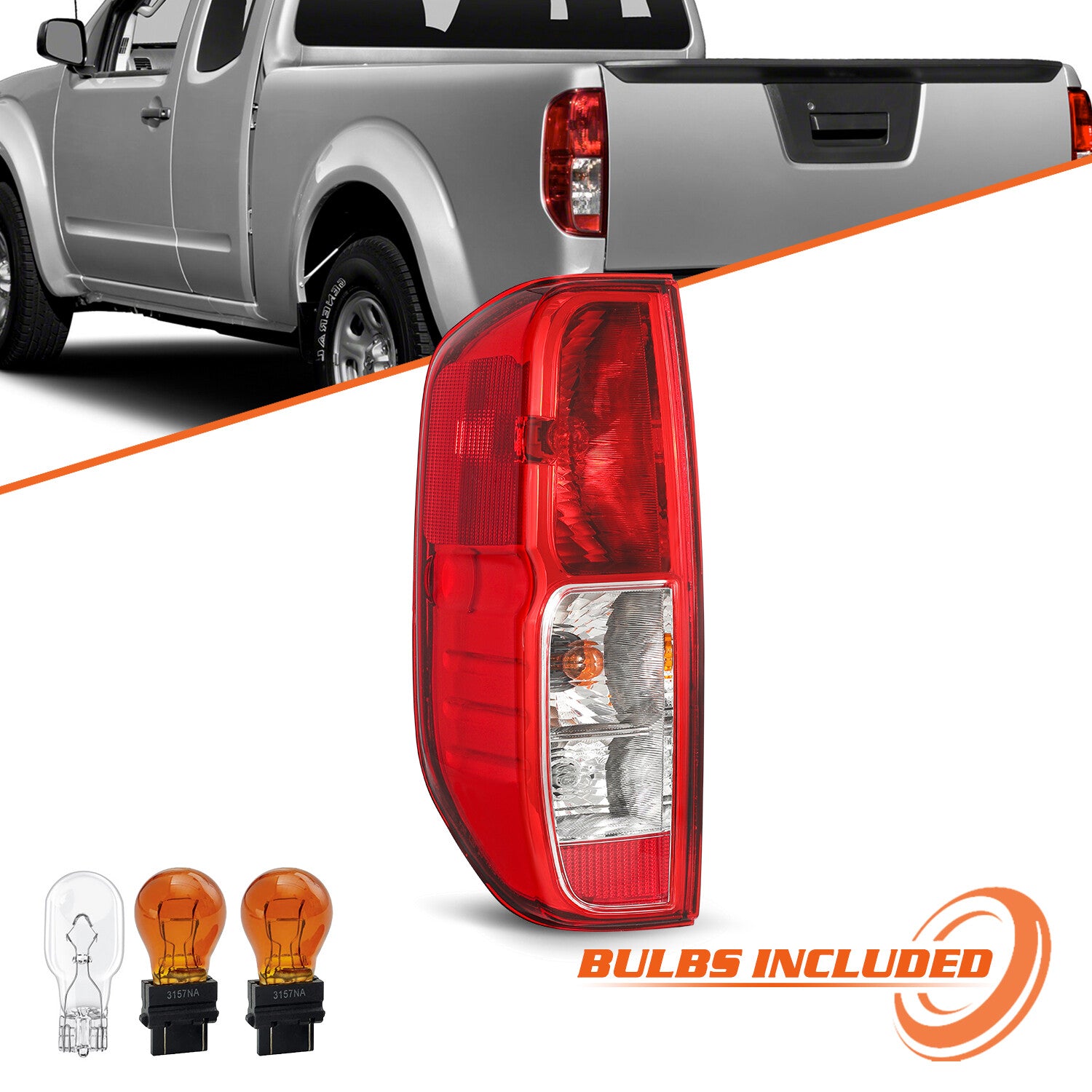 For 2005-2021 Nissan Frontier 09-12 Equator LH Driver Side Tail light Brake Lamp