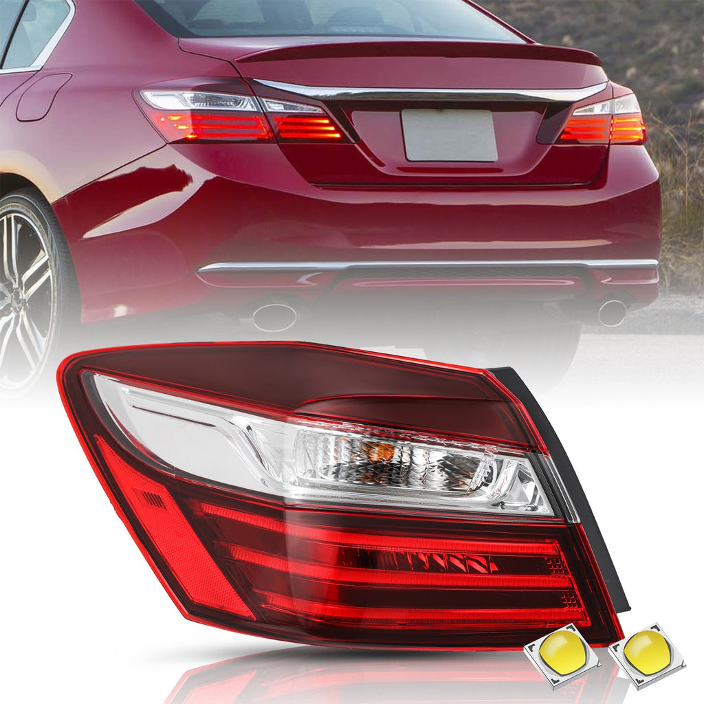 For 2016-2017 Honda Accord Rear Outer Driver Side Tail Light Brake Lamp