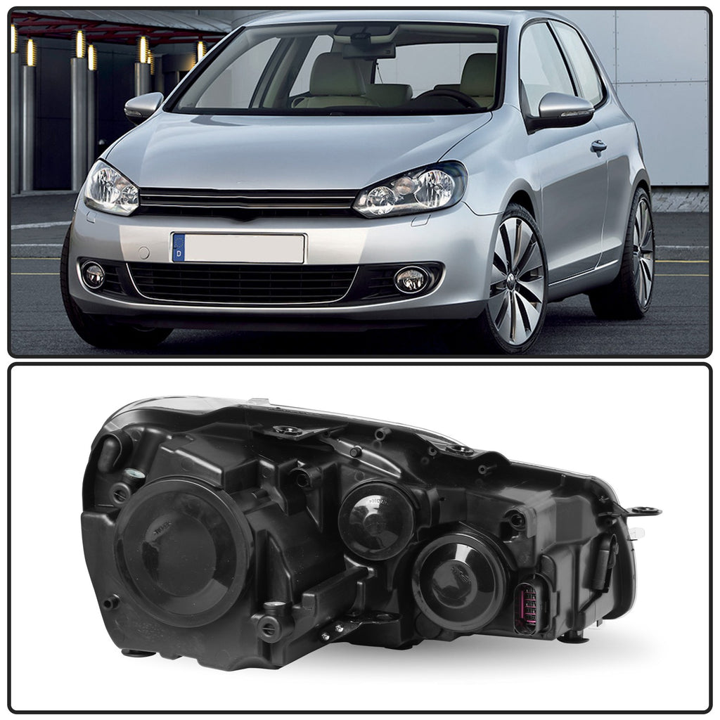 For 2010-2014 Volkswagen Sportwagen Golf/Jetta Headlight Assembly Left Driver LH