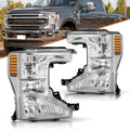 Halogen Headlights Headlamps Left+Right For 2020-2022 Ford F250 F350 SuperDuty