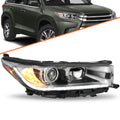 For 2017 2018 2019 Toyota Highlander SE W/ LED DRL Right Side Headlight Headlamp