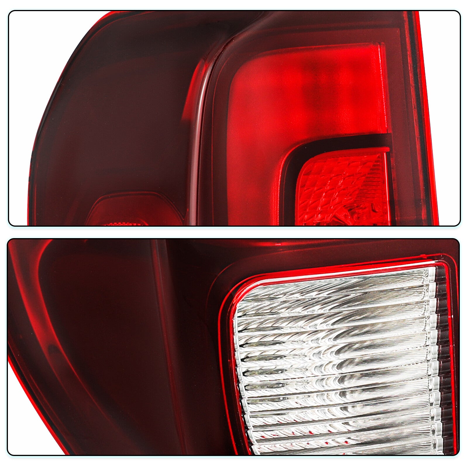 For 2017-2023 Honda Ridgeline Red Left Driver Side Tail Brake Light