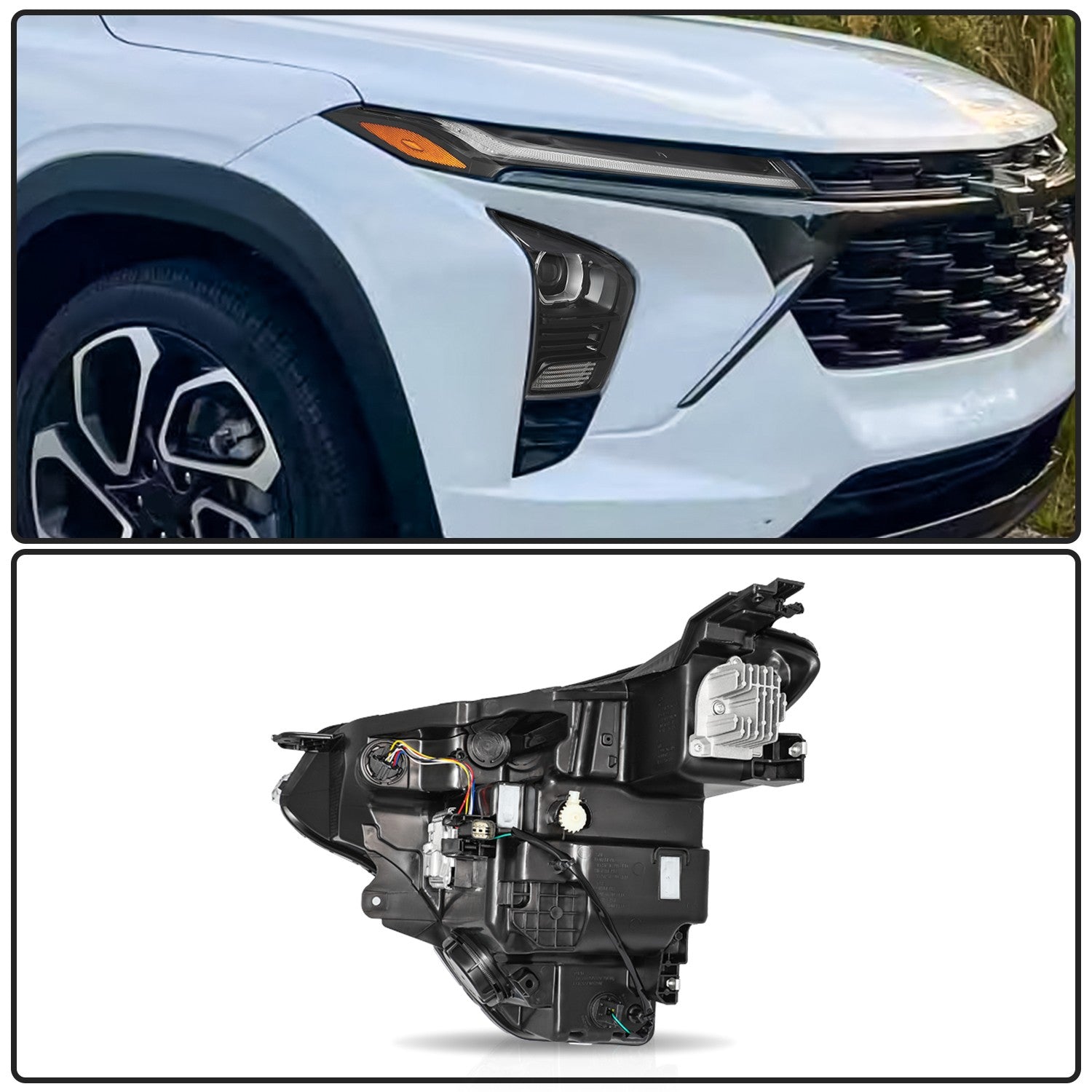 For 2024-2025 Chevy Trax LT/2RS/Activ Right Side Projector Headlight w/LED DRL