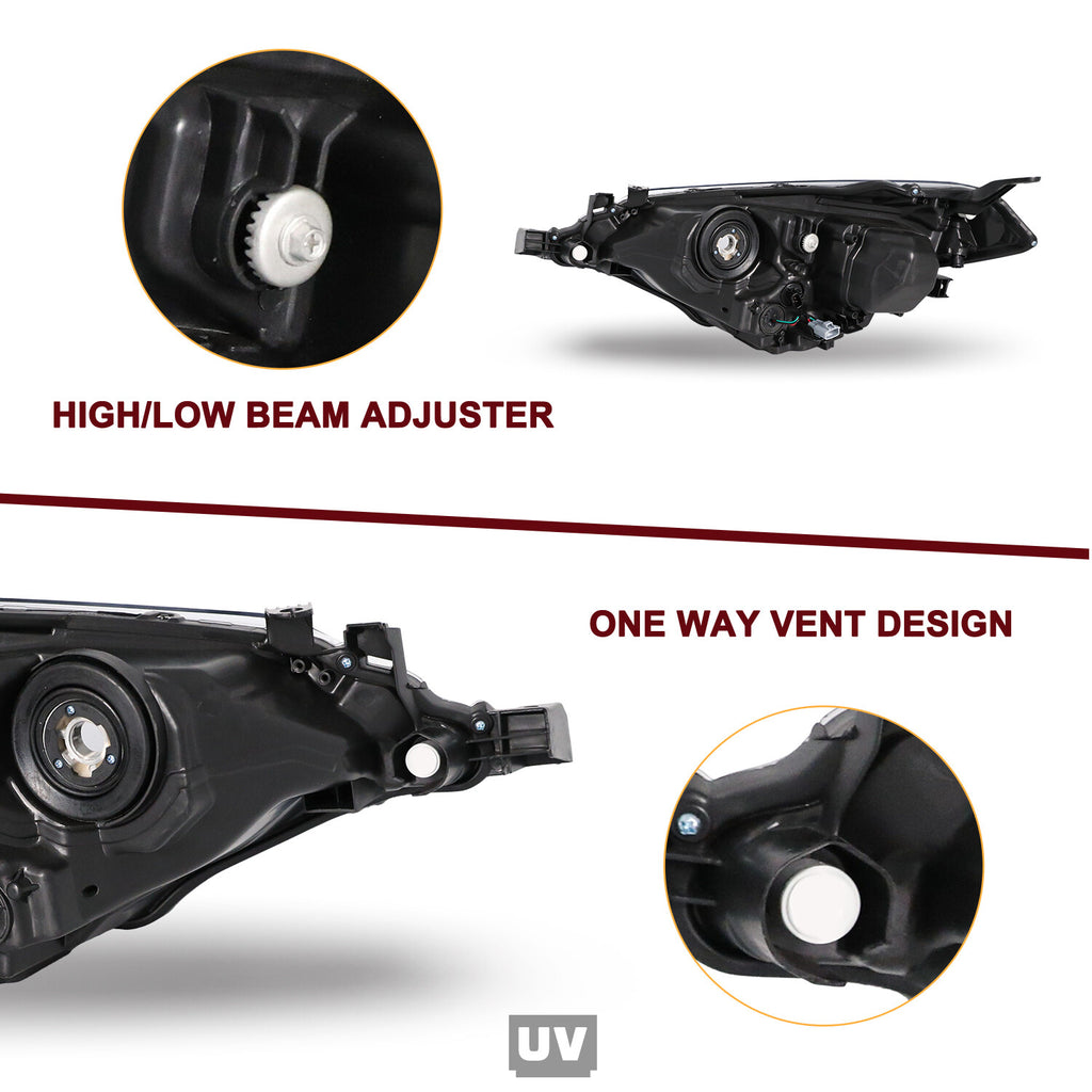For 2014-2016 Toyota Corolla Sedan Halogen Headlight Headlamp Right Passenger RH