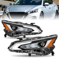 For 2019 2020 2021 2022 Nissan Altima LED DRL Headlights Assembly Headlamps Pair