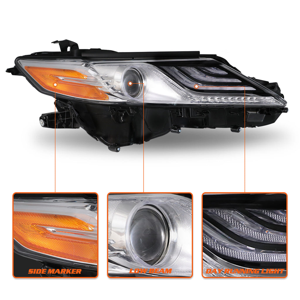 For 2018 2019 2020 Toyota Camry XLE XSE LED Headlight Assembly Passenger Right