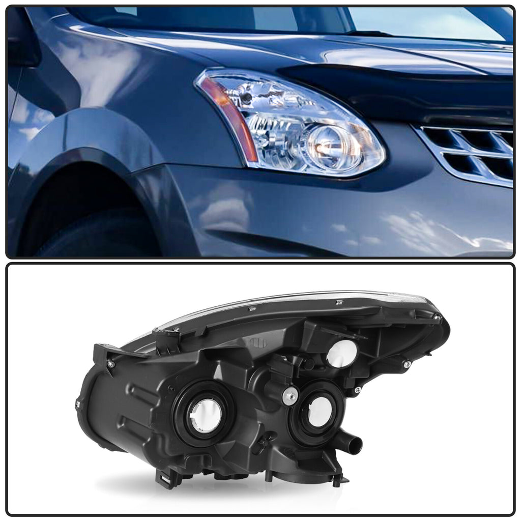 For 2008 2009 2010 2011 2012 2013 Nissan Rogue Halogen Passenger Headlight Lamp