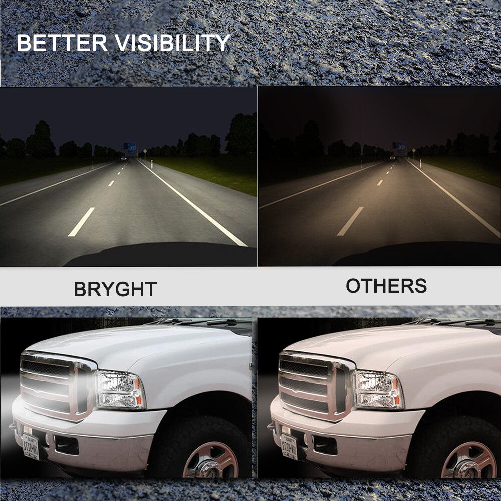 Fit For 2005-2007 Ford F250 F350 F450 F550 Super duty Headlights 05-07 Headlamp