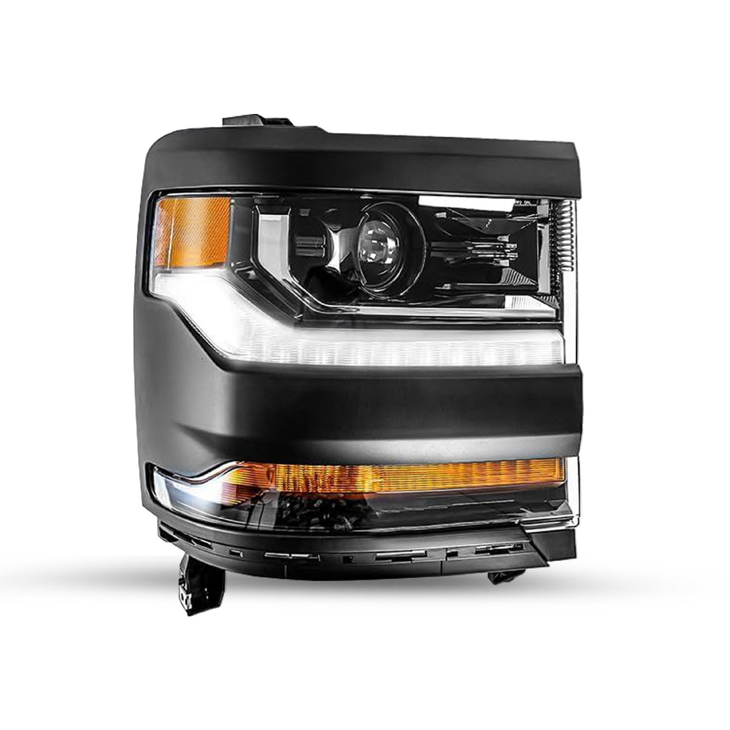 HID/Xenon Headlight For 2016-2018 Chevy Silverado 1500 Headlamp Right Side RH