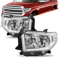 For 2014-2021 Toyota Tundra LED DRL Headlights Assembly Left&Right Pair Headlamp
