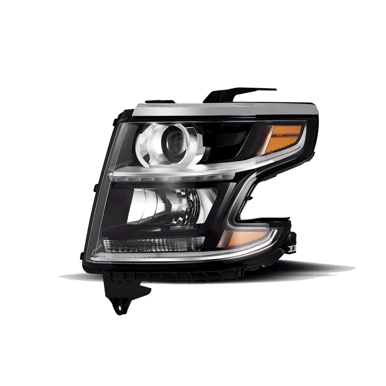 Projector Headlights w/LED DRL For 2015-2020 Chevy Tahoe Suburban Headlamps L&R