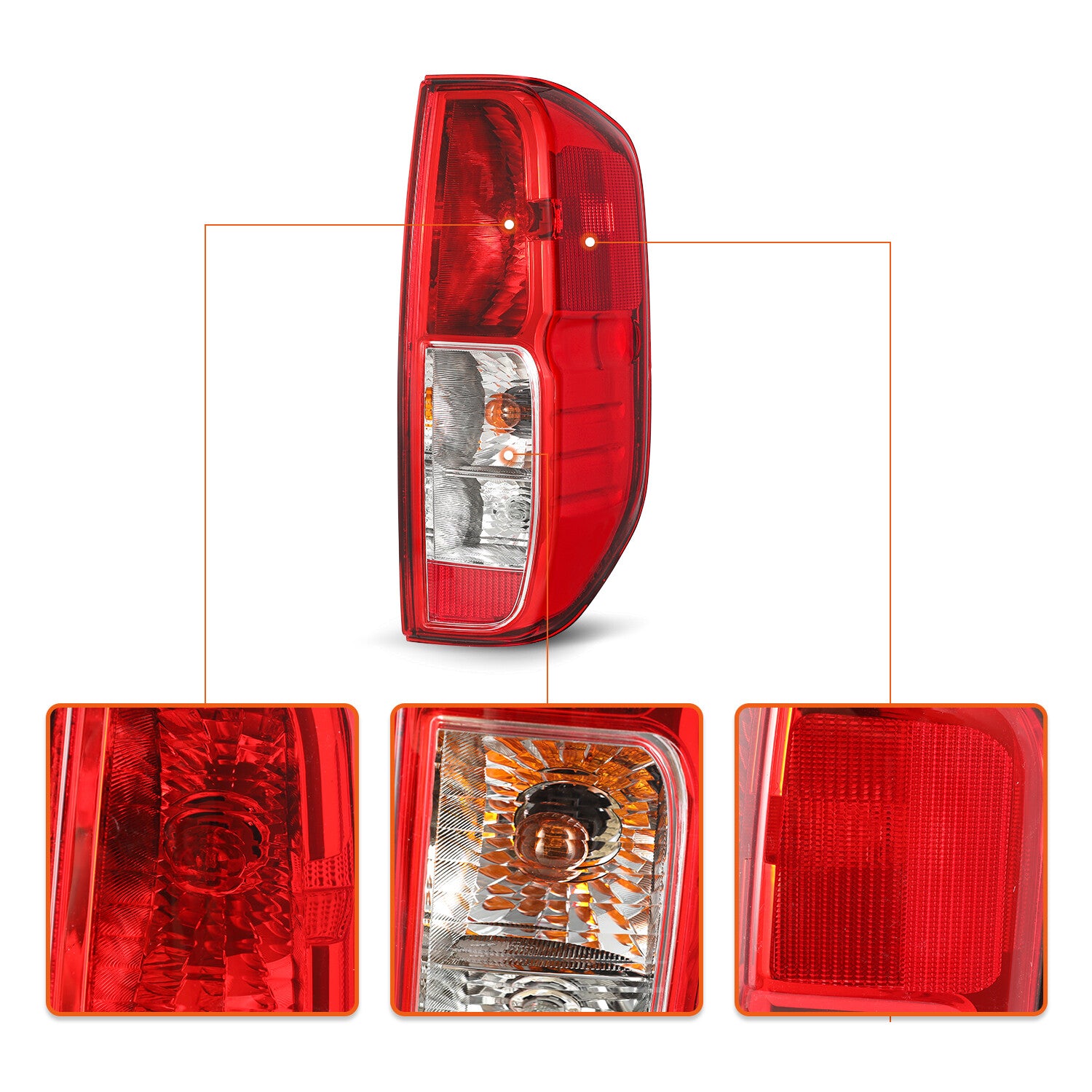 For 2005-2021 Nissan Frontier 09-12 Equator Passenger Side Tail light Brake Lamp