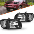 For 2005-2006 Toyota Tundra 05-07 Sequoia Halogen Black Headlight Assembly LH+RH