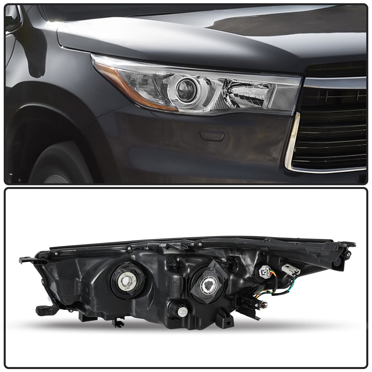 For 2014 2015 2016 Toyota Highlander Headlights Assembly