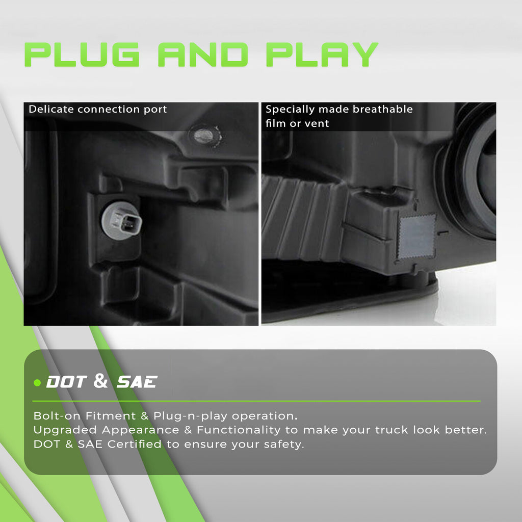 For 2018 2019 2020 Ford F150 Pickup Truck Halogen Passenger Side Headlight Lamp