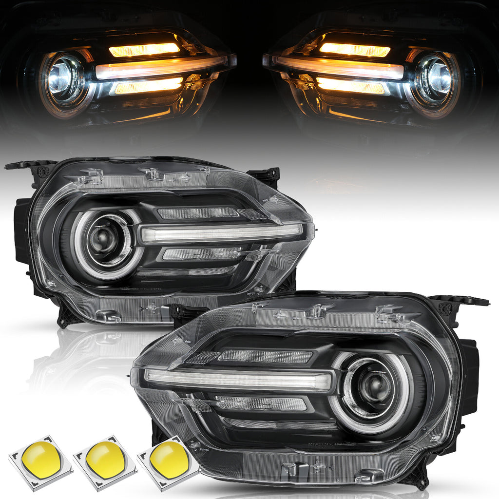 For 2021-2024 Ford Bronco Sport w/ LED Signature Projector Headlights LH+RH Pair