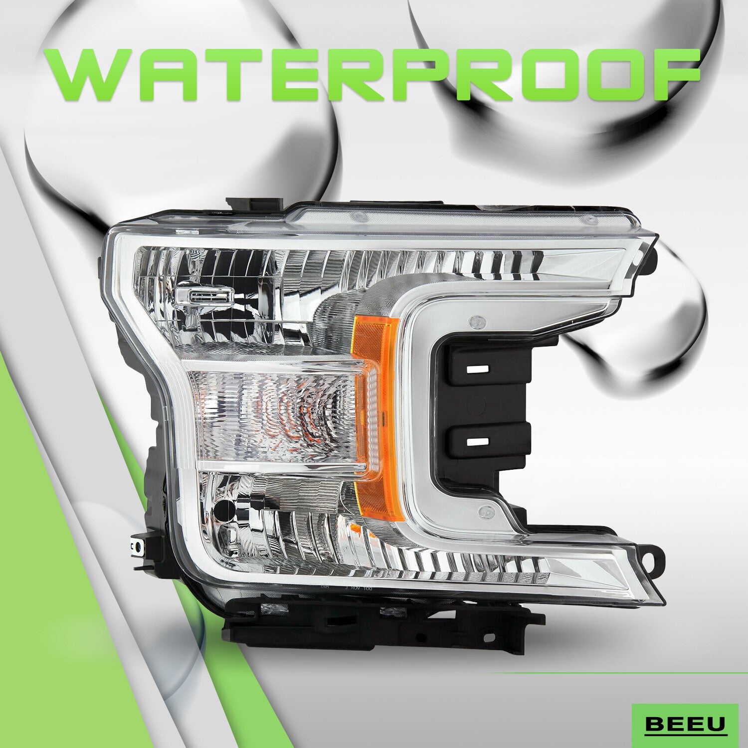 For 2018 2019 2020 Ford F150 Pickup Truck Halogen Passenger Side Headlight Lamp