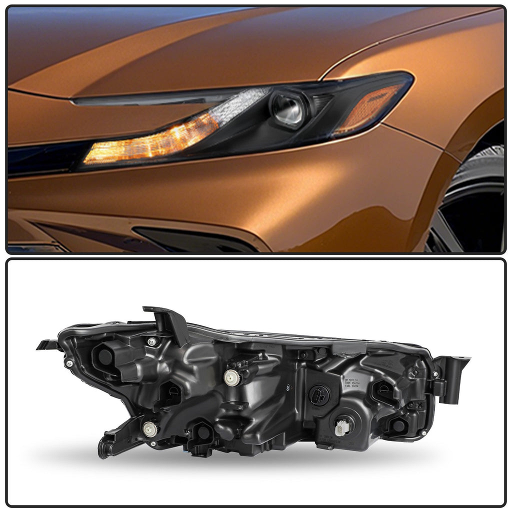 LH/RH Full LED Headlights For 2024 2025 Toyota Camry LE SE Projector Headlamps