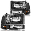 For 1999-2004 Ford Super Duty F250/350/450/550/ 2000-2004 Excursion Headlights