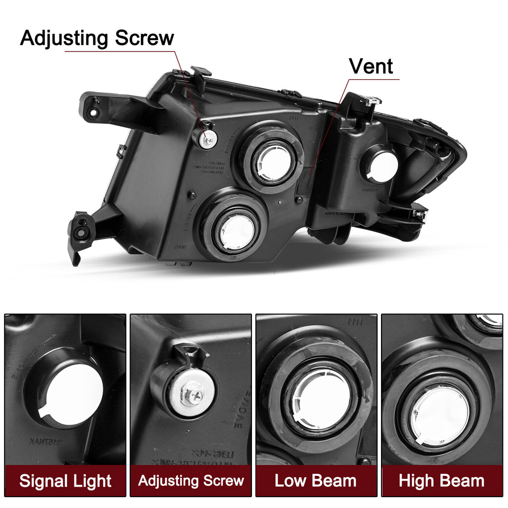 For 2007- 2010 Ford Edge SE SEL Passenger Right Side Headlight Assembly Headlamp