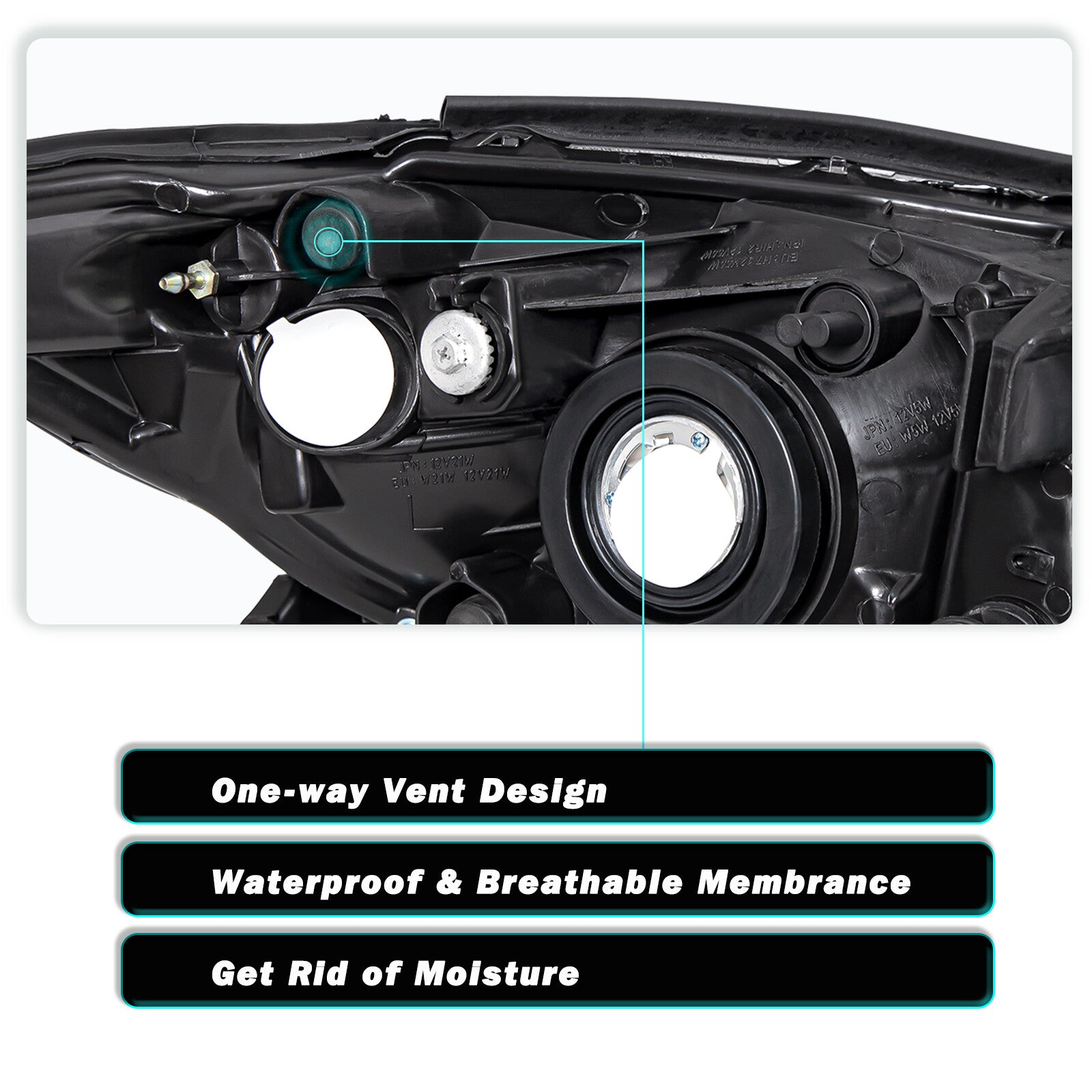 Headlights For 2002 2003 2004 Toyota Camry 4Dr Chrome Amber Headlamps Pairs L+R