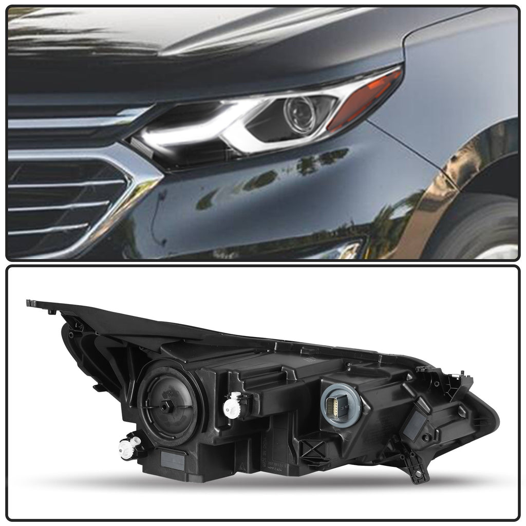For 2018-2021 Chevy Equinox HID/Xenon Headlight w/ LED DRL Left Side w/Bulbs