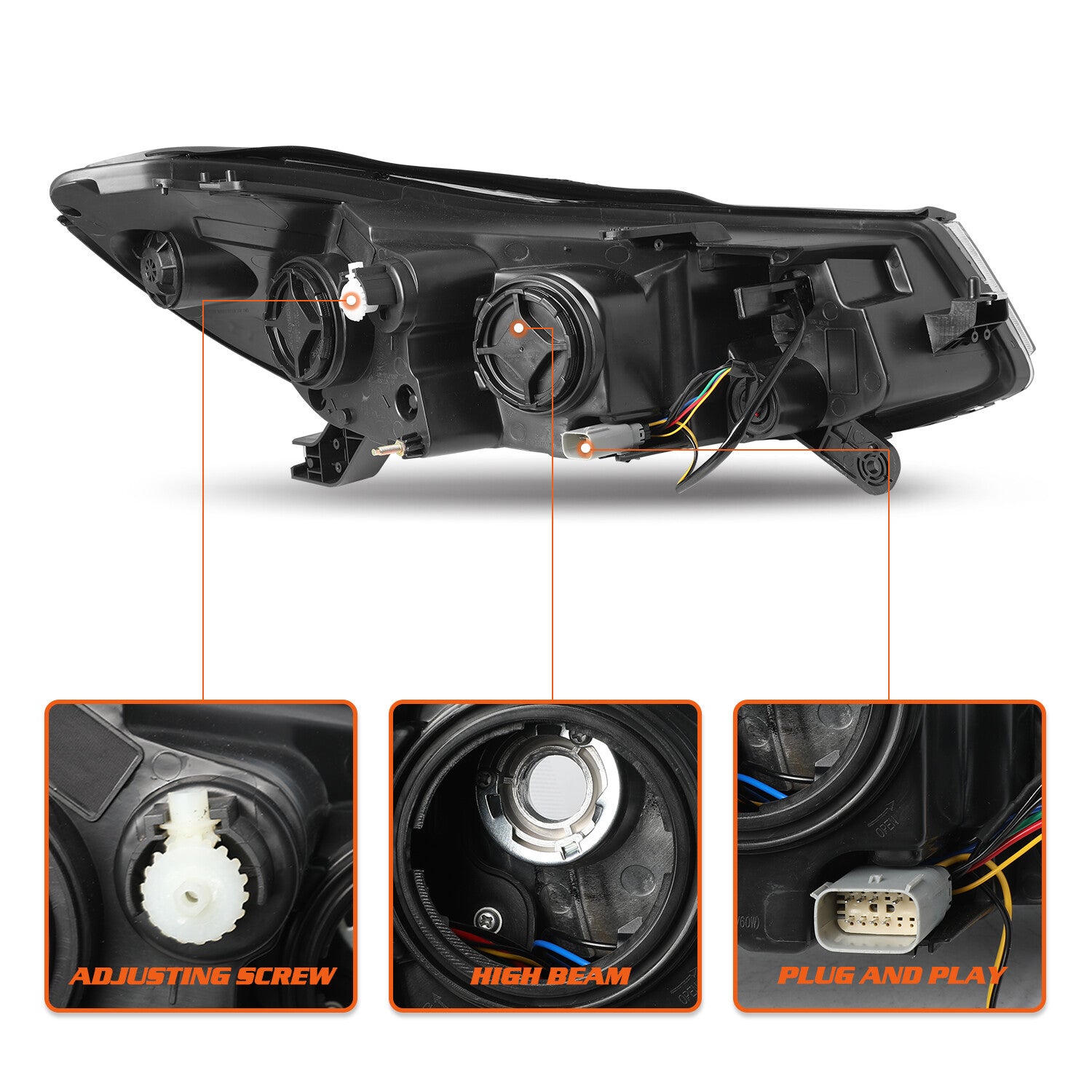 For 2017-2022 Chevrolet Trax Halogen Headlight Driver Left Side Headlamp