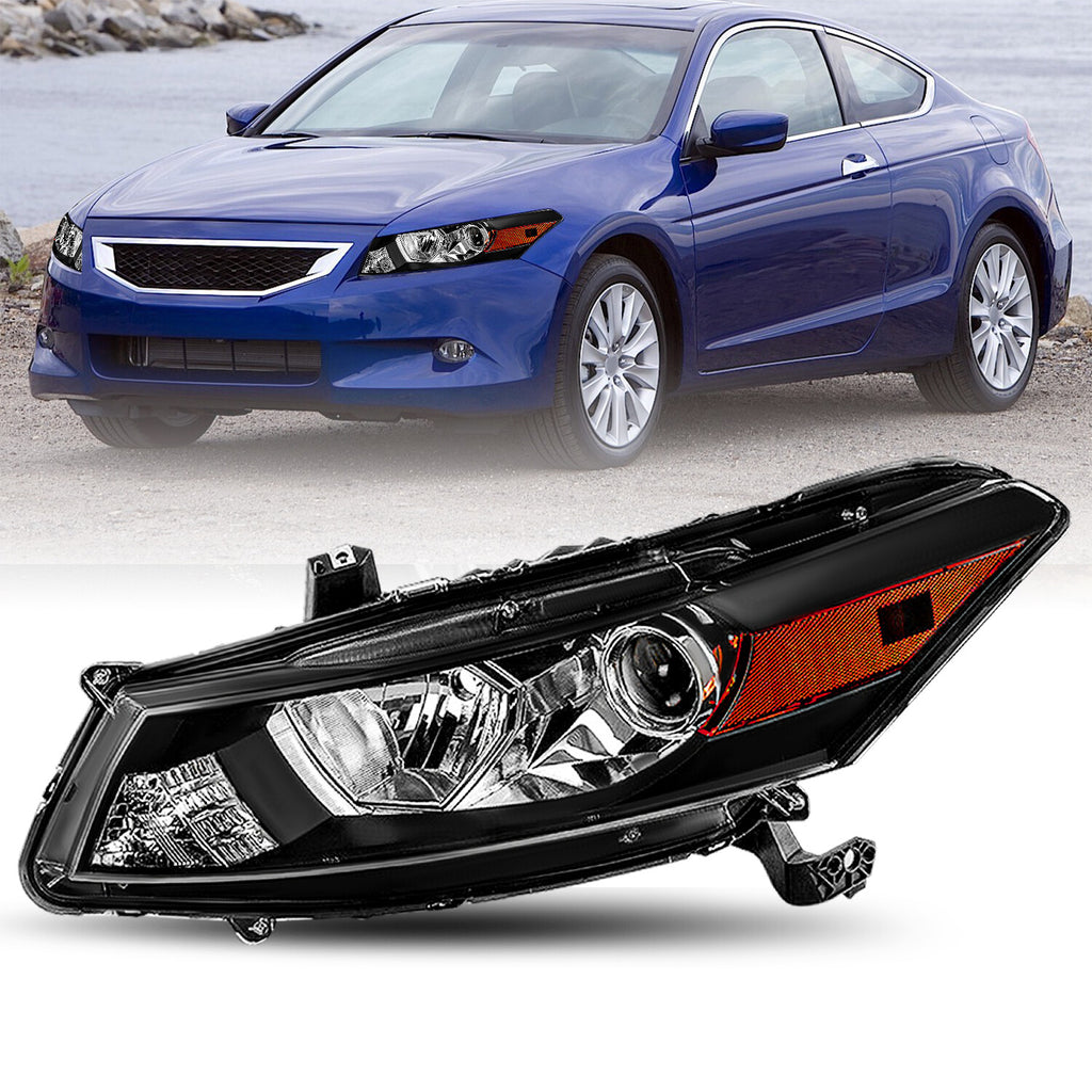 For 2008-2012 Honda Accord 2-Door 2Dr Coupe Left Driver Side Headlight