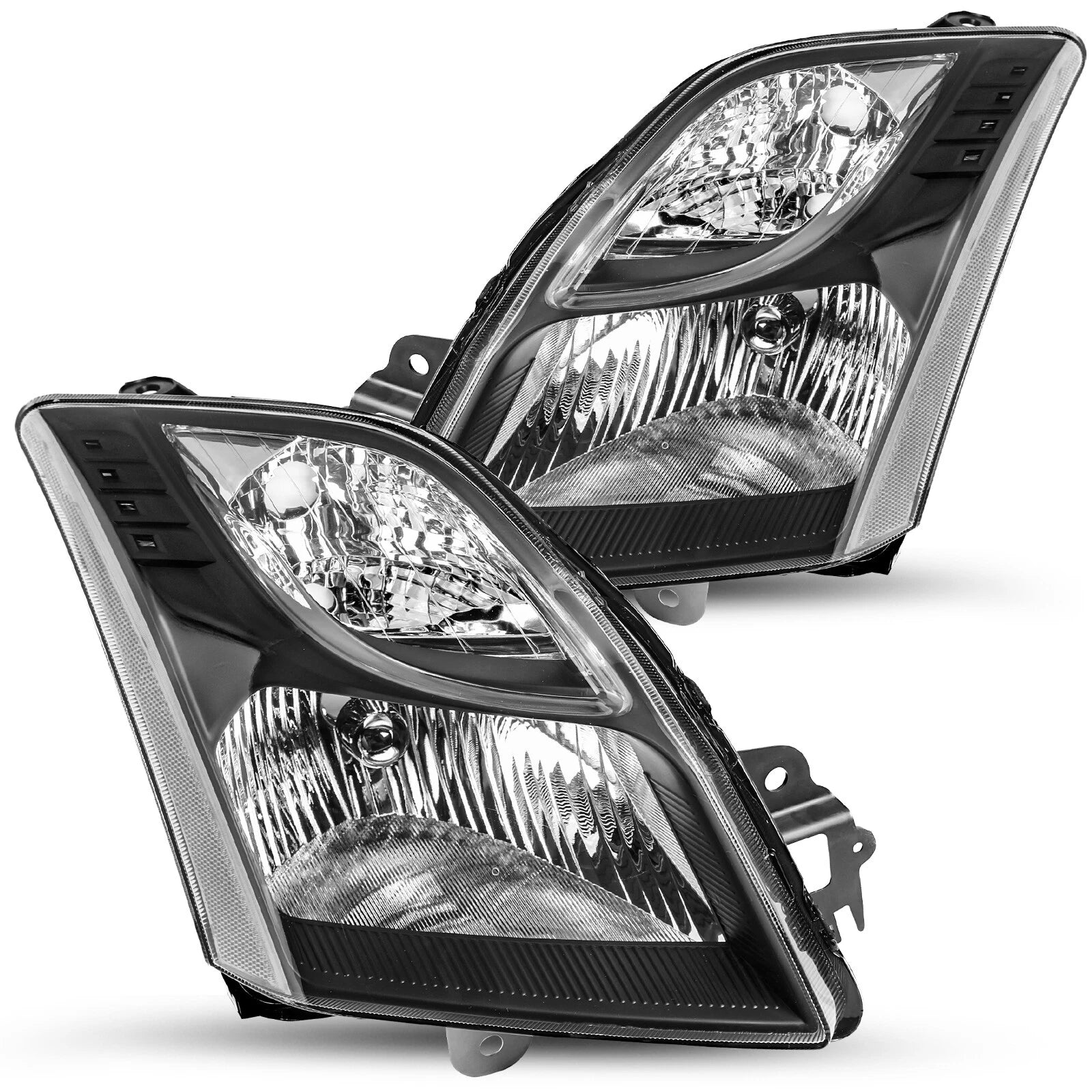 For 2010 2011 2012 Nissan Sentra 2.0L Halogen Headlights Assembly Headlamps Pair