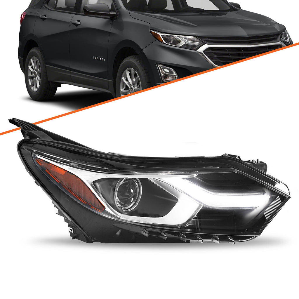 For 2018-2021 Chevy Equinox HID/Xenon Headlight w/ LED DRL Passenger Right Side