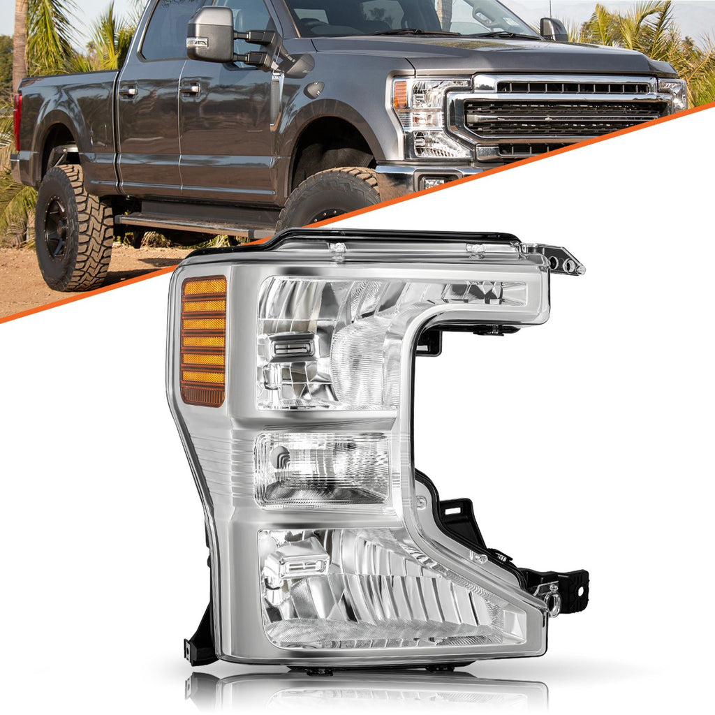 Halogen Headlight For 2020-2022 Ford F250 F350 Super Duty Right Passenger