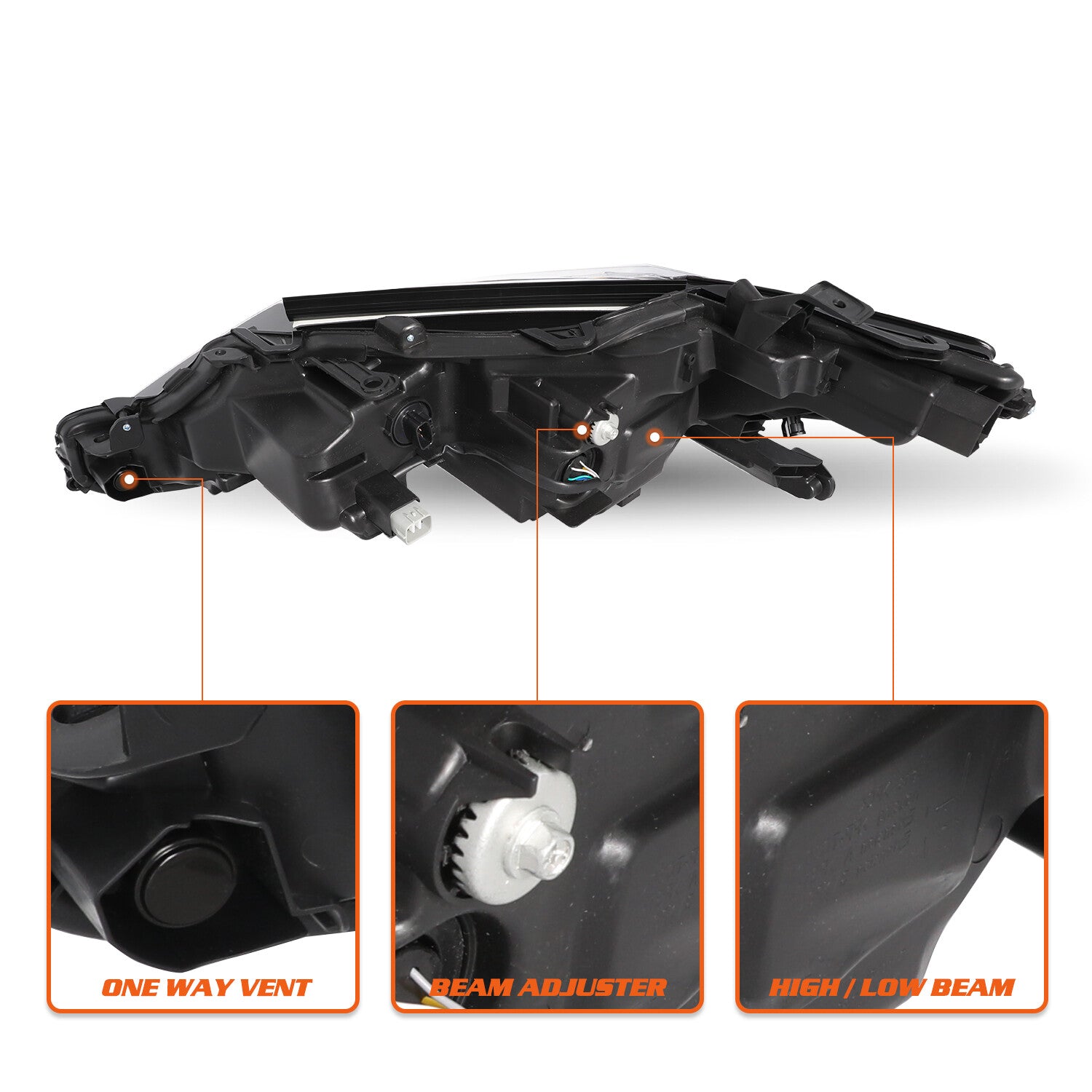 LED Projector Headlight for 2018-2023 Toyota Camry L LE SE Right Passenger Side