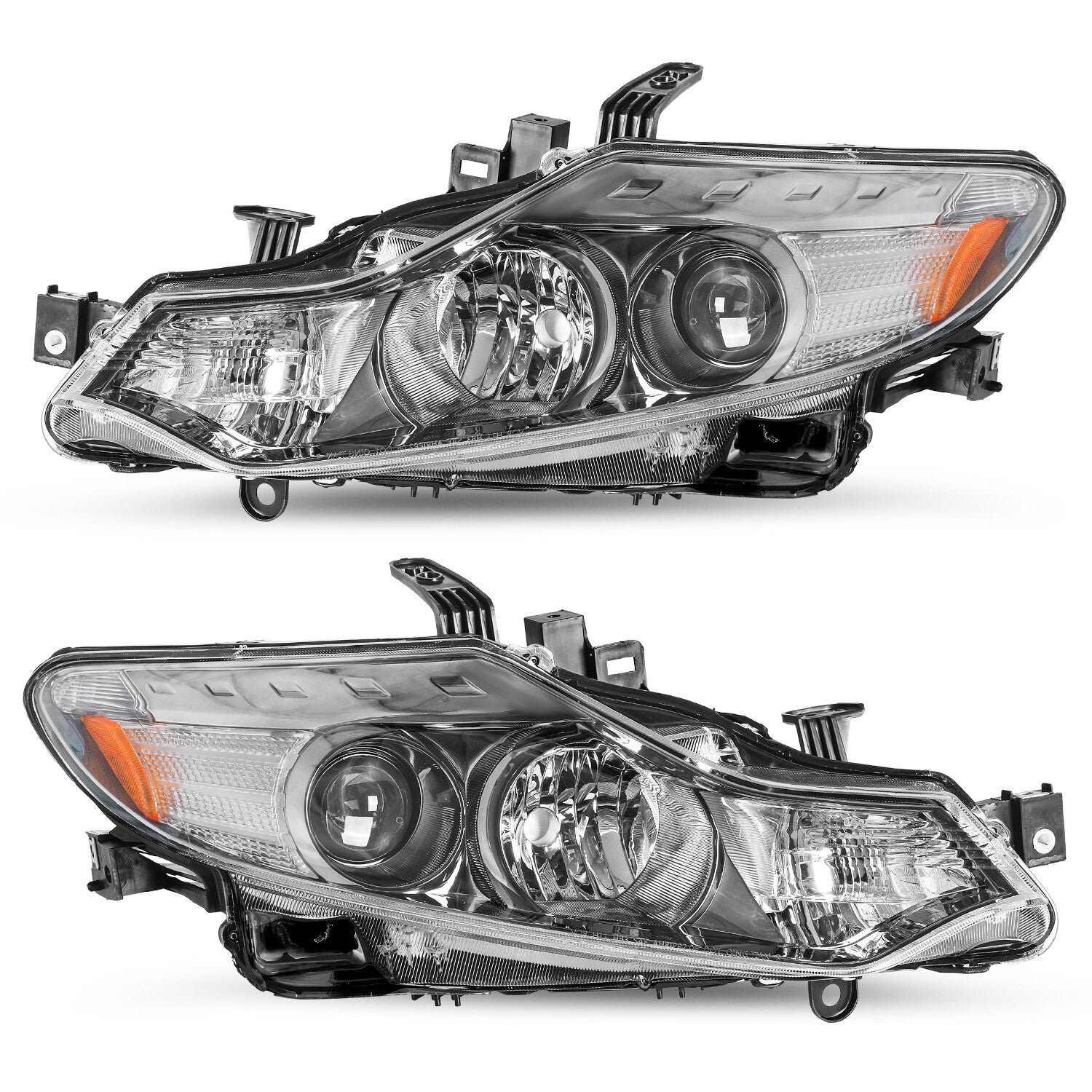 For 2009-2014 Nissan Murano Halogen Headlights Assembly Headlamps Left+Right