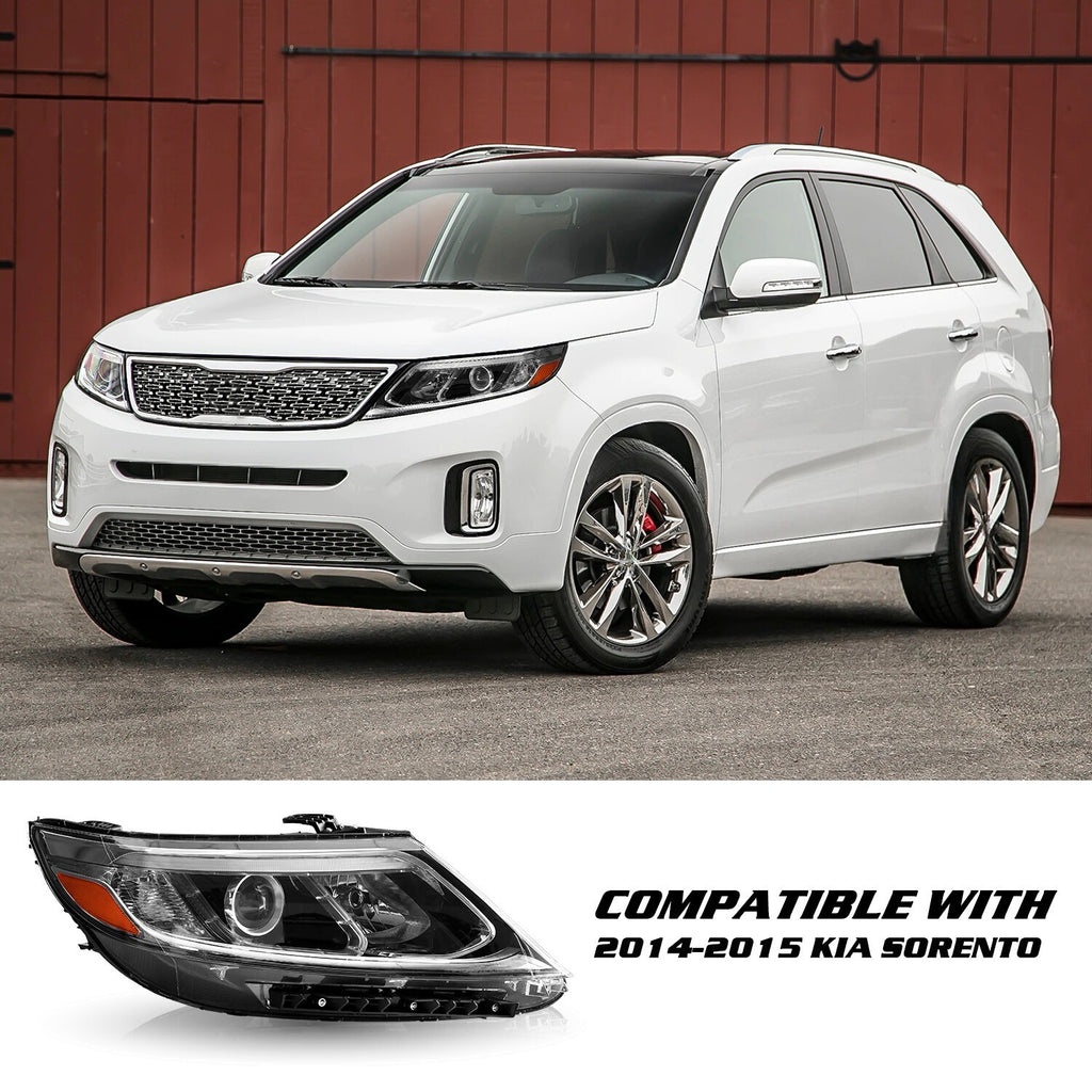 Headlight for 2014 2015 Kia Sorento LX LED DRL Projector Right Passenger Side