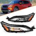 For 2021 2022 2023 Nissan Rogue LED DRL Daytime Running Lights Headlights L+R