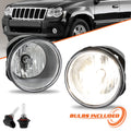 Fog Lights W/Bulbs Fit For 05-2010 Jeep Grand Cherokee Commander +Switch