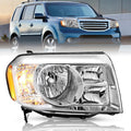 For 2009 2010 2011 Honda Pilot 4Dr Chrome Amber Right Passenger Side Headlight