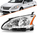 For 2013 2014 2015 Nissan Sentra Halogen Left Driver Headlight Assembly Headlamp