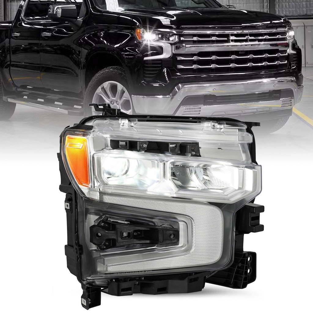 Full LED Headlight For 2022-2024 Chevy Silverado 1500 LT/RST Headlamp Right Side