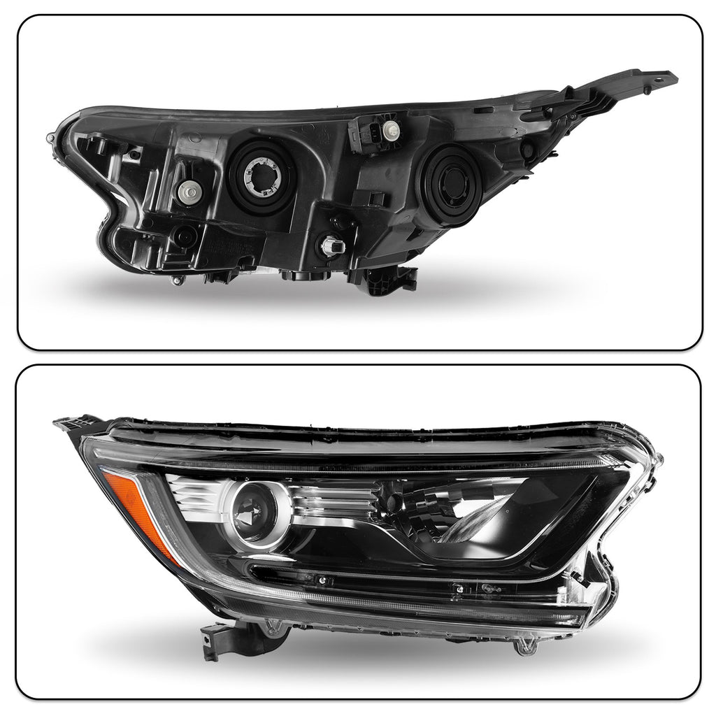 For 17-22 Honda CR-V CRV Halogen W/ LED DRL Right Passenger Headlight RH