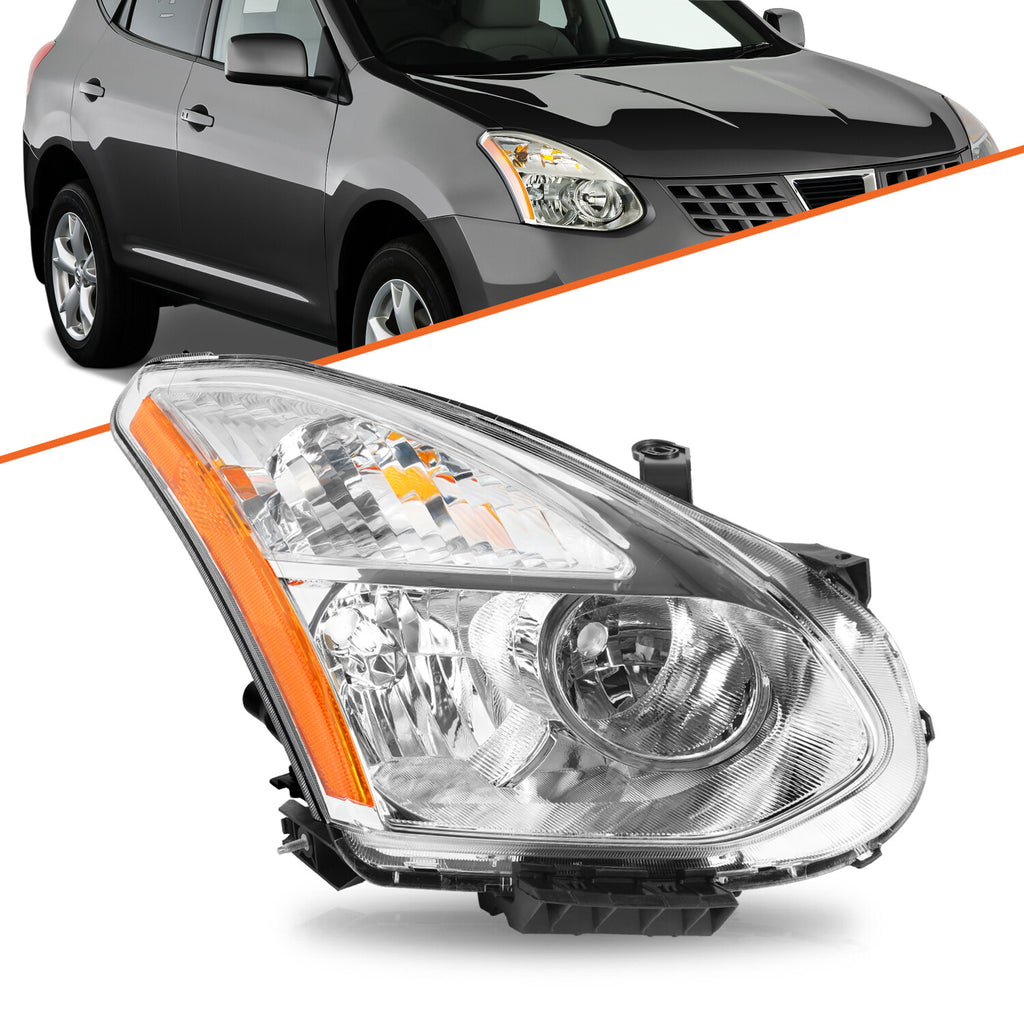 For 2008 2009 2010 2011 2012 2013 Nissan Rogue Halogen Passenger Headlight Lamp