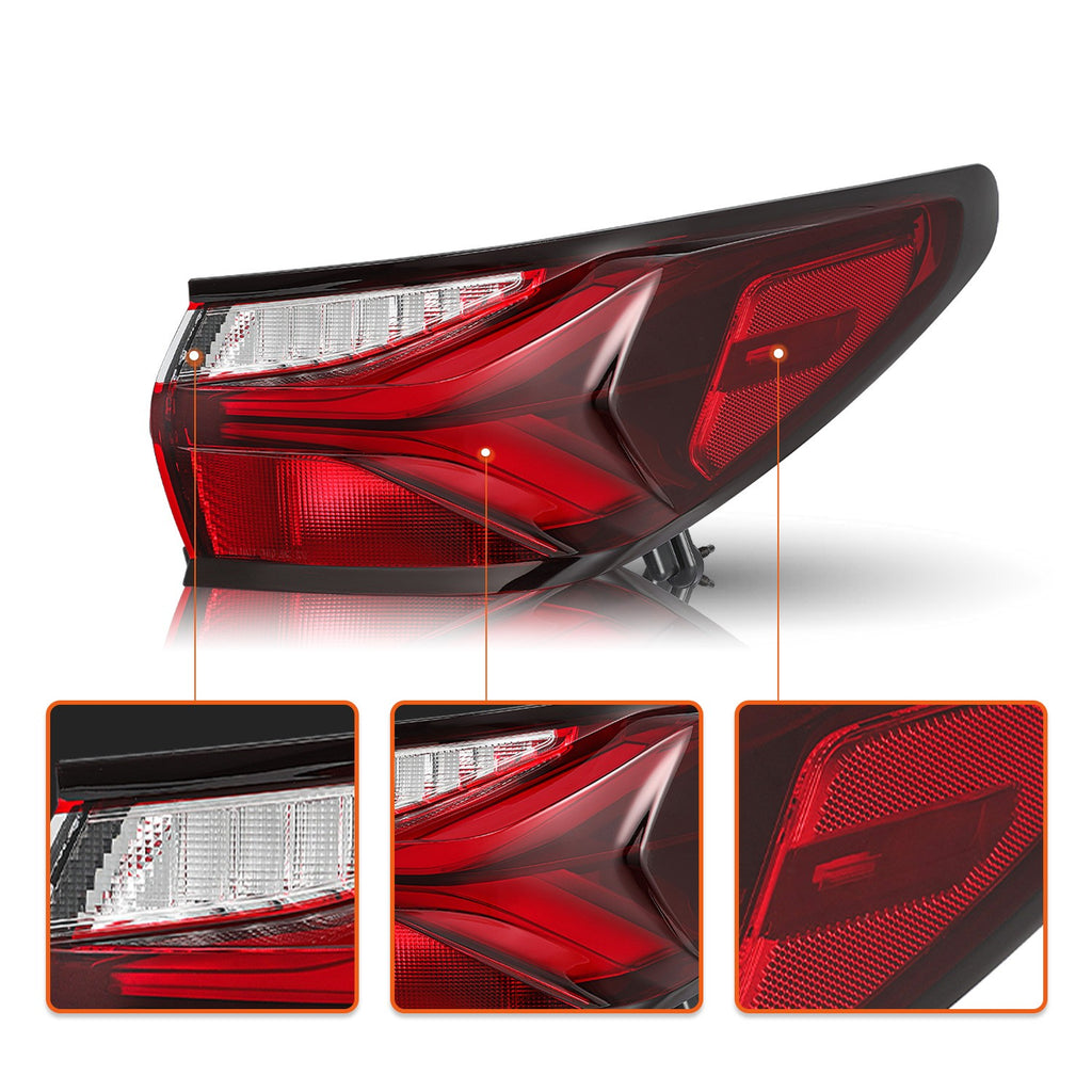 For 2019-2022 Chevy Blazer LED Tail Light Brake Lamp Outer Right Passenger Side