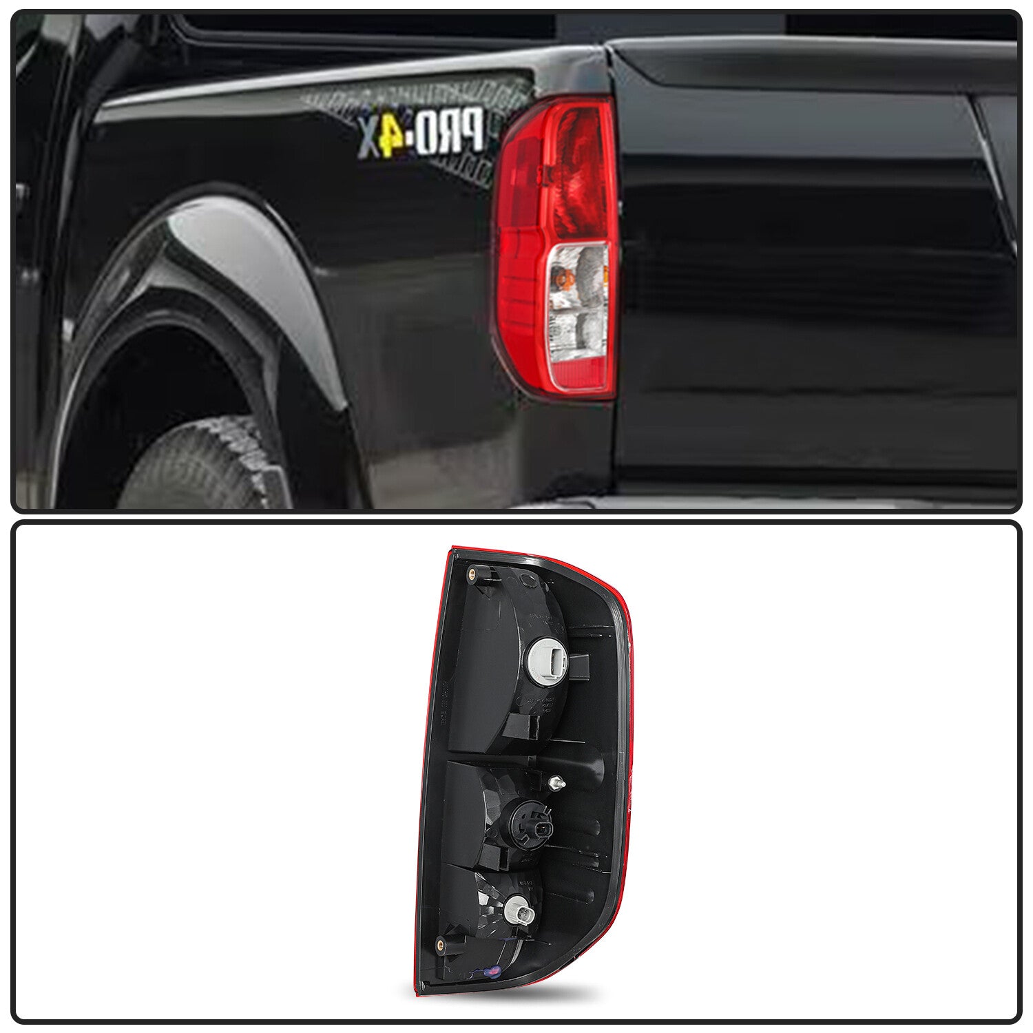 For 2005-2021 Nissan Frontier 09-12 Equator Tail Light Assembly Lamp w/Bulbs L+R