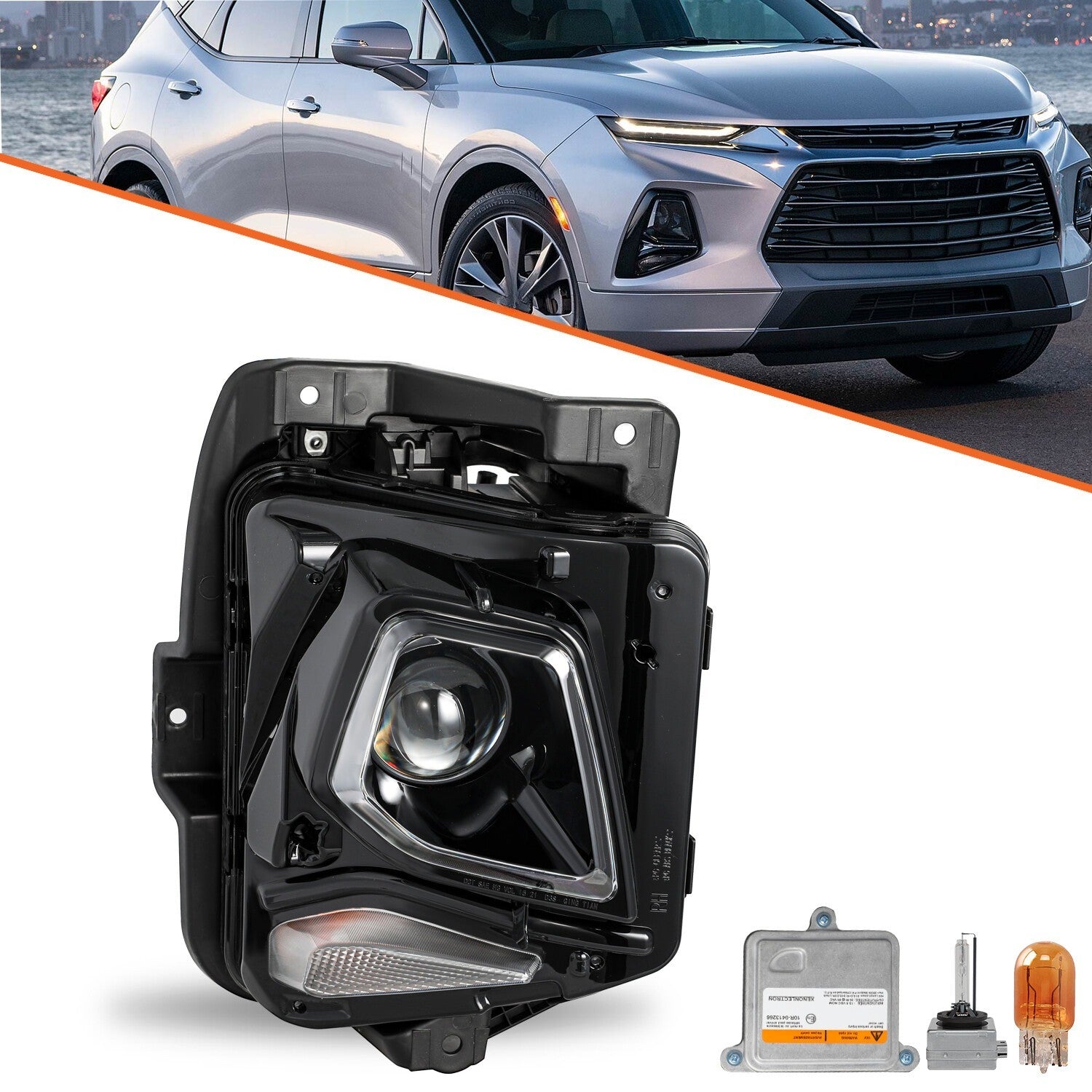Fit For 2019-2021 Chevy Blazer HID/Xenon Model Projector Headlight Headlamp